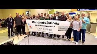 American Airlines Captain Bill Elder Retirement Flight Departure AA115 DFW-HNL November 28 2025