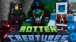 Rotten Creatures | Más especies de zombies | minecraft review 1.19.2