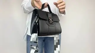 Обзор кожаной женской черной сумки VIRGINIA CONTI 03218BLACK