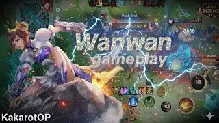 Wanwan High Kills & MVP Gold Lane Gameplay | Pro Tips and New Meta Build | MLBB Ranked 🤯⚡️