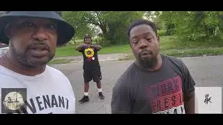 Vlog: Cee Austin Outside with boodang for the rules of a Gangsta video shoot