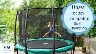 BERG TRAMPOLIN CHAMPION GREEN  ✨ kinderleichter  Aufbau und Montage ✨ Frauenpower 💪