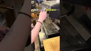 Milk steaming - cortado - The Pinery training
