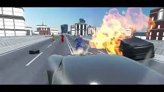 Flying Bat Robot Car Transform Simulator - Thunder Bat Robot Car Games 2024 | Gameplay 1920 x 1080