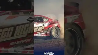 @diegohiga bouncing his suspension on the rumbles strips at @formulad Atlanta! #fdatl #formuladrift