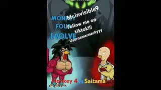 monkey 4 vs saitama #manoknapulagameplay #monkey 4 #saitama #edits