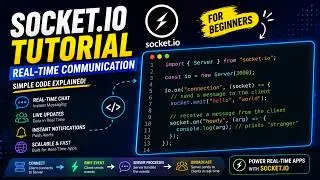 Socket.IO Tutorial for Beginners | Real-Time Communication Explained with Node.js