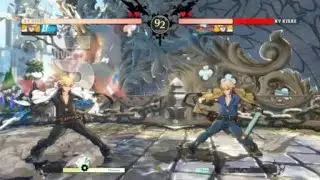 Guilty Gear -Strive- Closed Beta Ky dust combo example into setup