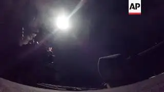 Raw: Navy Missiles Launched At Sea Toward Syria