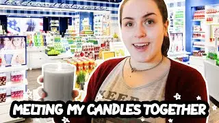 Melting Every Candle I Have From Bath & Body Works Together