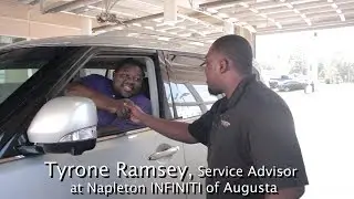 Tyrone Ramsey Service Training at Napleton Infiniti of Augusta