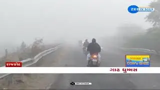 Mehsana and Rajkot Witnesses Dense Fog; Commuters Struggle with Low Visibility| Gujarat Weather News
