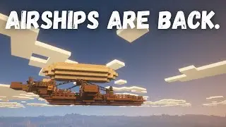 I made a Working Airship in Minecraft using Clockwork