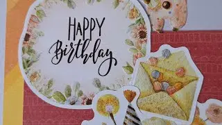 CARTE ANNIVERSAIRE double escalier et anim&eacute;e!#cards #tutorial 