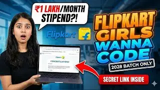 😍 Flipkart Girls Wanna Code 2026 | Eligibility, Apply Link, Selection Process | Internship Pathway 🚀