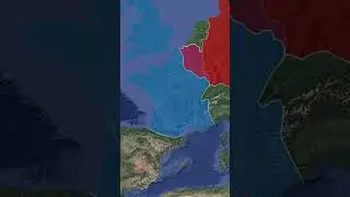 WW1 Western Front (1914-1918) #shorts #map #animation