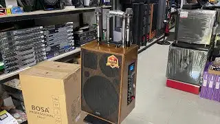 Loa di động cao cấp Bosa PA-512V c&ocirc;ng suất tối đa l&ecirc;n đến 450W, vỏ MDF cao cấp sơn b&oacute;ng sang trọng