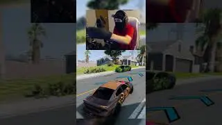 I Hellcat Swapped a V6 Dodge Charger in BeamNG Drive #shorts