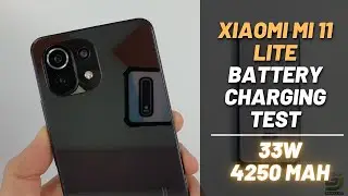 Xiaomi Mi 11 Lite Battery Charging Test 0% to 100% | 33W fast charger 4250 mah