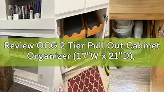Review OCG 2 Tier Pull Out Cabinet Organizer (17