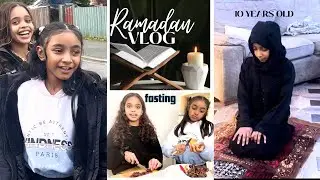 Ramadan vlog 10 YEARS OLD Fasting Spend a day with us