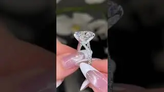 4 CT Elongated Cushion Split LabGrown Diamond Ring 💍