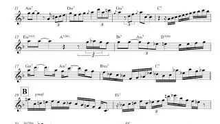 Days of Wine and Roses/ Wes Montgomerry solo transcription