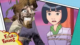 The Mystery of the Wig! 🕵️&zwj;♂️ | Four and a Half Friends | Cartoons for Kids