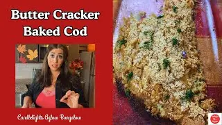 Butter Cracker Baked Flaky Cod - Dinner, Easy, Fast | #Candlelightsaglowbungalow