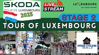 LIVESTREAM: Tour of Luxembourg  2025 | STAGE 2 AUDIO Commentary & Group Chat  #TDLUX2025 #SKODATOUR