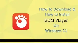 How To Download And How To Install Gom Player On Windows 11