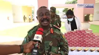 Theovision International donates 2,500 Military Bible sticks to the Ghana Armed Forces