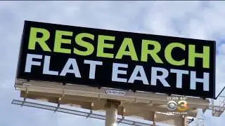 RESEARCH FLAT EARTH CBS Philadelphia covers Flat Earth billboard   ORIGINAL COPY ✅ MIRROR