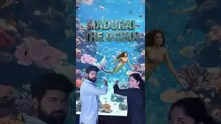 Madurai The Ocean Aquarium 🐠Underwater Tunnel Exhibition Experience 🌊 #shorts #madurai #tamilnadu