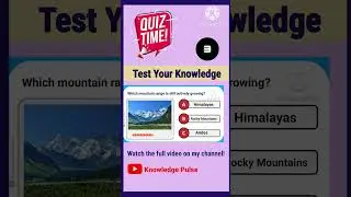 How Fast Can You Solve This? 🕒 Part&nbsp; 272 #QuickTrivia #BrainWorkout #Knowledge