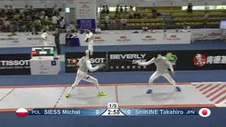 Wuxi 2018 Fencing World Championships mf t5 8 POL vs JPN
