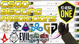 CS:GO Betting Predictions, ESL Road to Rio, NiP vs. Astralis, Gen.G vs. Cloud9, Gambit Y vs. Spirit!