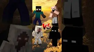 Herobrine and entity 303 Vs Notch and Null #shortsfeed #minecraft #shorts #minecraftshorts