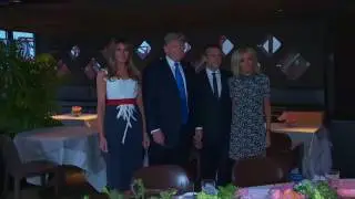 Duelo de estilos entre Melania Trump y Brigitte Macron | Diez Minutos
