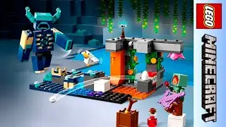 LEGO Minecraft 21274 Столкновение с Варденом Обзор набора лего майнкрафт