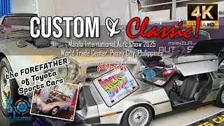 CUSTOM and CLASSIC Cars at Manila International Auto Show 2025 [4K Walkaround Tour]