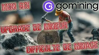 💰 GoMining: My ROI, difficulty progression, and a miner upgrade! ⚡(Investment tracking)