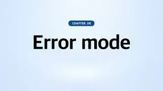 ICETRO DISPENSER ID-030 - Error Mode