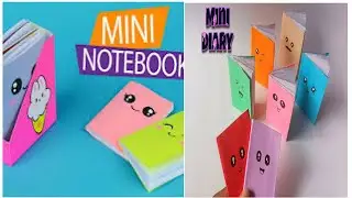 Mini Notebook Paper Craft ✨ Cute Mini Diary | Easy Paper Craft for Kids#paper craft idea