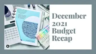 December 2021 Budget Recap | Budget by Paycheck Workbook | The Budget Mom