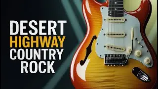 Desert Highway Country Rock &ndash; 1 Hour Instrumental Americana Guitar | Slide, Drums & Sunset Vibes