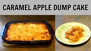 CARAMEL APPLE DUMP CAKE Recipe!  Dump Cake Recipes | LeighsHome
