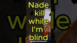 🔥 Nade Kill While I&rsquo;m Blind! 🔥 | PUBG Shorts | Insane Grenade Kill 👀💥