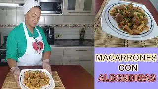 ALBONDIGAS Y MACARRONES FACILES DE PREPARAR