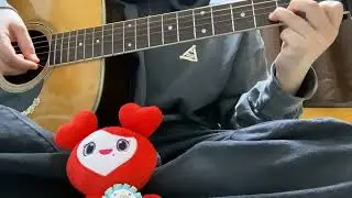 My Guitar chaeyoung  guitarcover practice capo.1